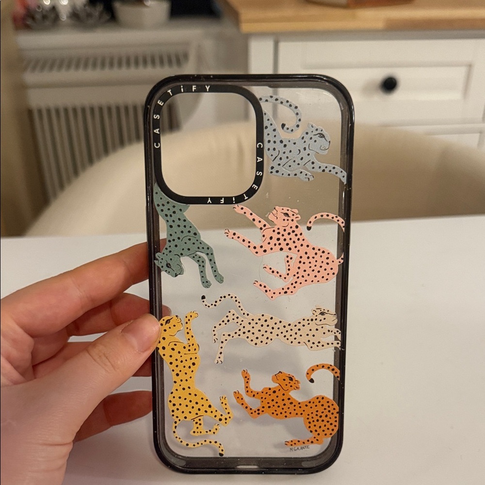 Casetify IPhone 14 Pro Max Leopard Pattern Phone Case